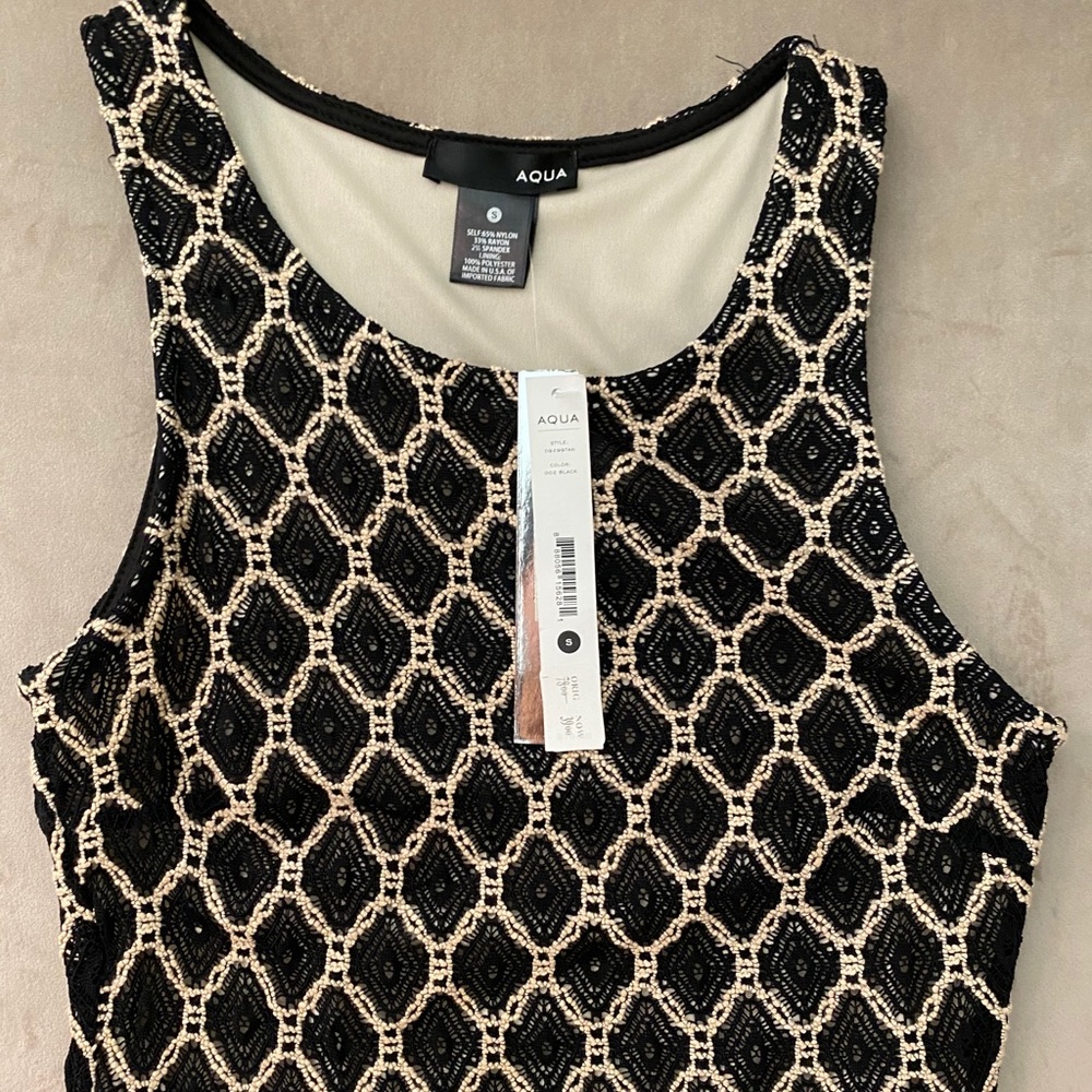 NWT aqua dress size s